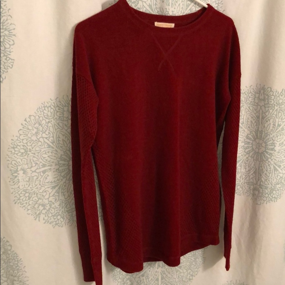 red womens sweater